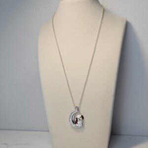 BGE The Bradford Exchange I Love My Shih Zhu To The Moon & Back Pendant Necklace